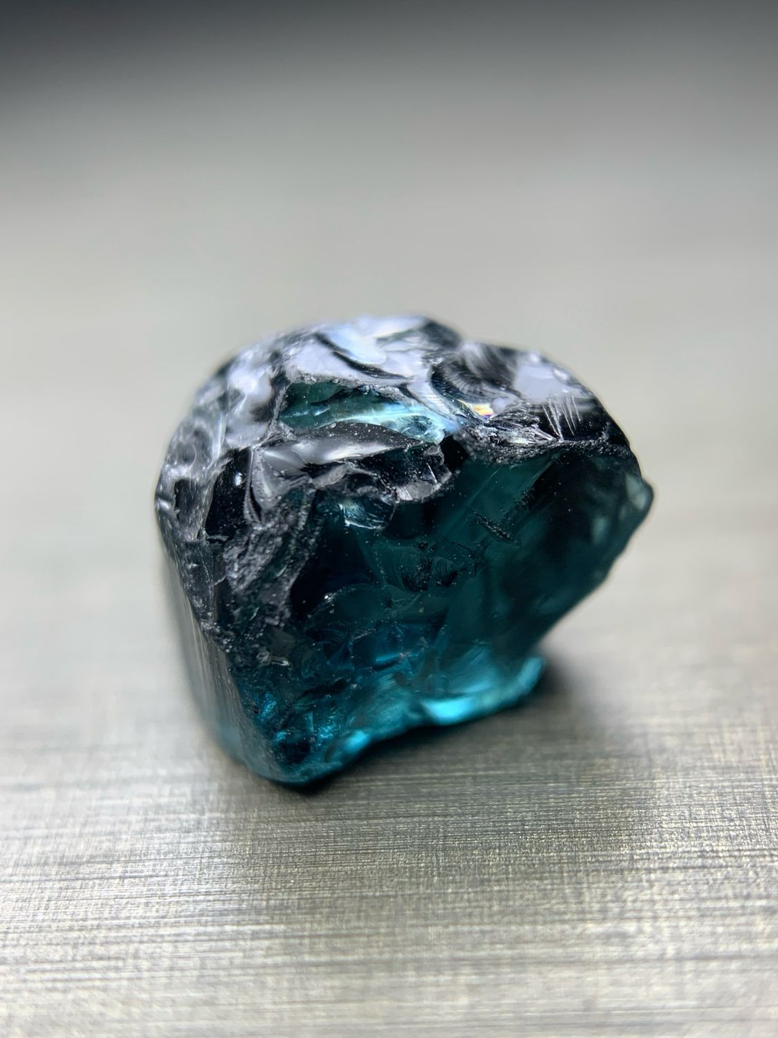 TEAL BLUE TOURMALINE 3.38ct