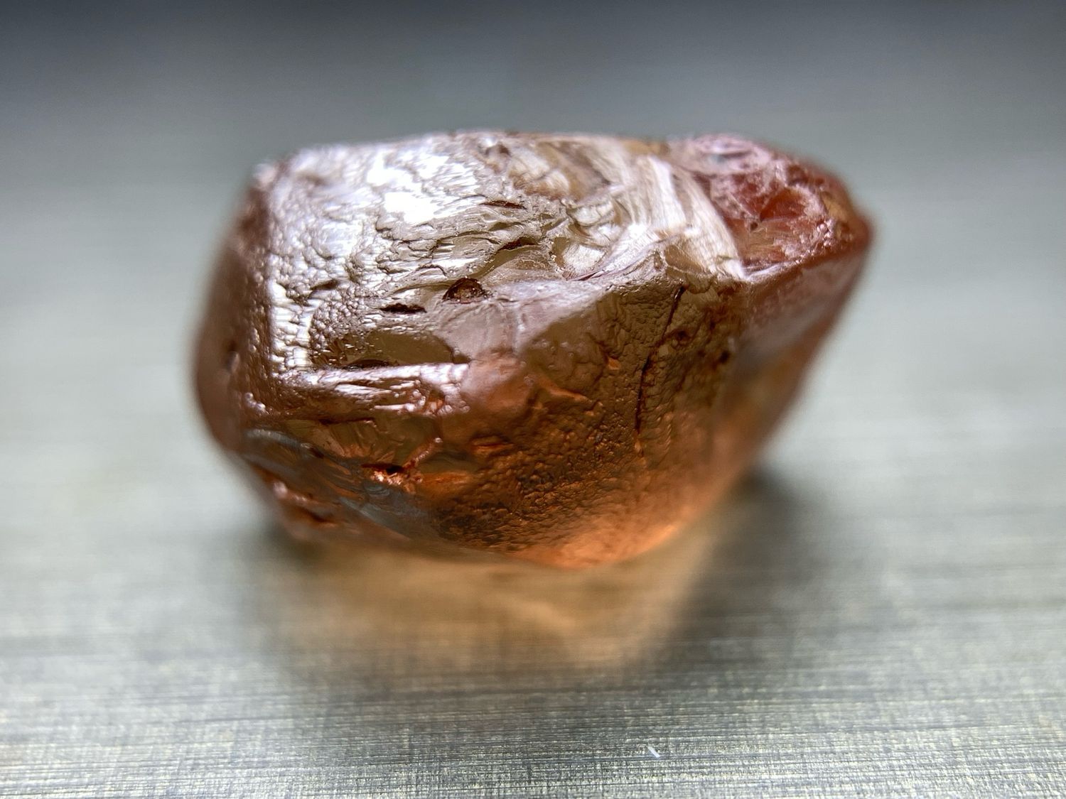 IMPERIAL PEACH MALAYA GARNET 9.09ct