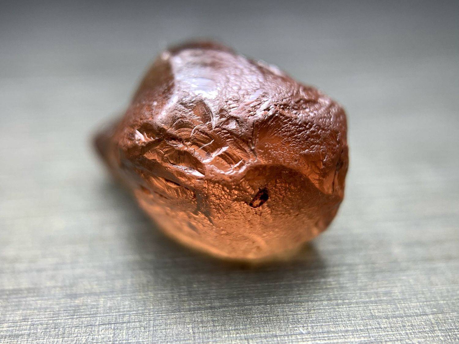 IMPERIAL PEACH MALAYA GARNET 9.09ct
