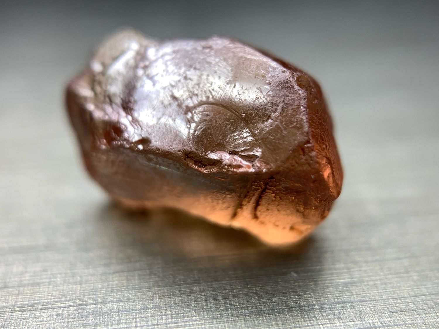 IMPERIAL PEACH MALAYA GARNET 9.09ct