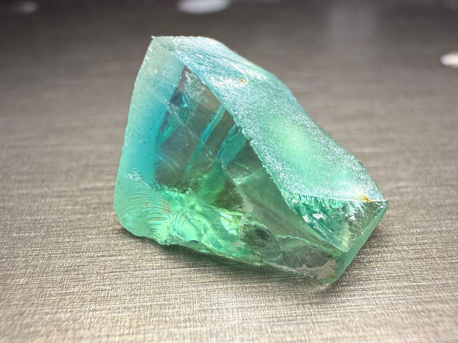 ᴬᵀᵞᴾᴵᶜᴬᴸ CHRISTMAS TREE SAPPHIRE 5.71ct 🌱 (MALDIVES COLOR)