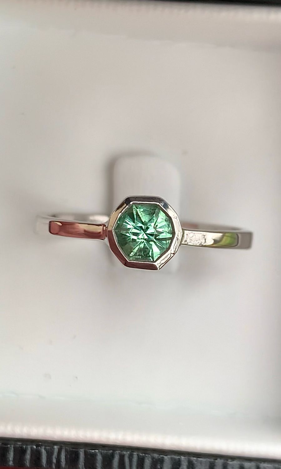 ᴬᵀᵞᴾᴵᶜᴬᴸ MINT SAPPHIRE SILVER RING