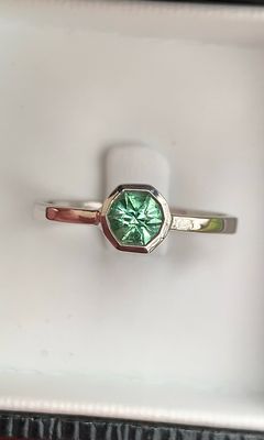 ᴬᵀᵞᴾᴵᶜᴬᴸ MINT SAPPHIRE SILVER RING