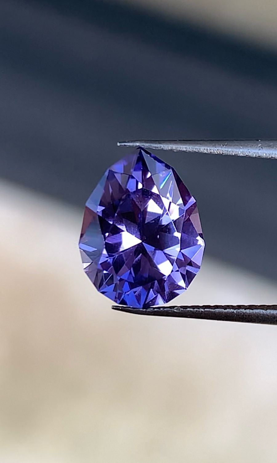 ᴬᵀᵞᴾᴵᶜᴬᴸ TANZANITE COLORED SAPPHIRE SILVER RING