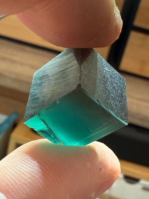 BLUE GREEN MOISSANITE 67.70ct 🌱