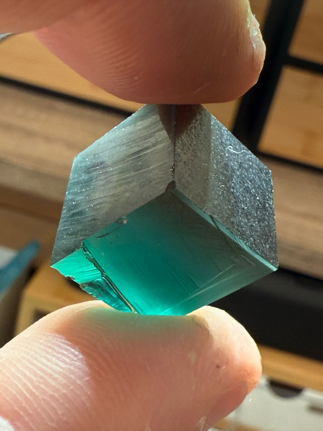 BLUE GREEN MOISSANITE 67.70ct 🌱