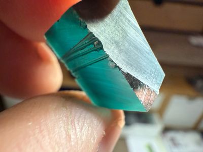 BLUE GREEN MOISSANITE 20.97ct 🌱