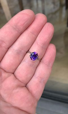 ᴬᵀᵞᴾᴵᶜᴬᴸ BLUE-VIOLET SAPPHIRE 3.12ct 🌱
