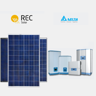 Solar Combo REC Solar Panels &amp; Delta Solar Inverter