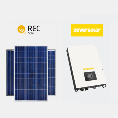 Solar Combo REC Solar Panels &amp; Zever Solar Inverter