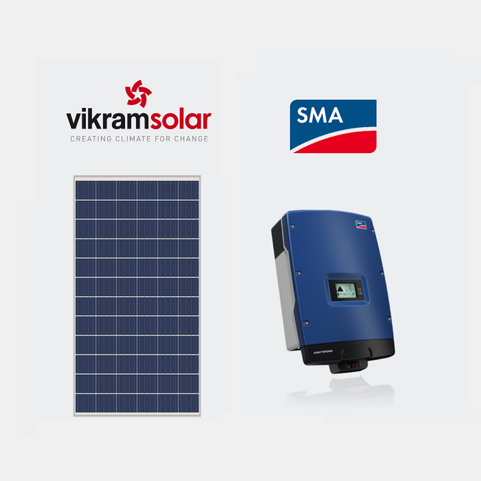 Solar Combo Vikram Solar Panels &amp; SMA Solar Inverter