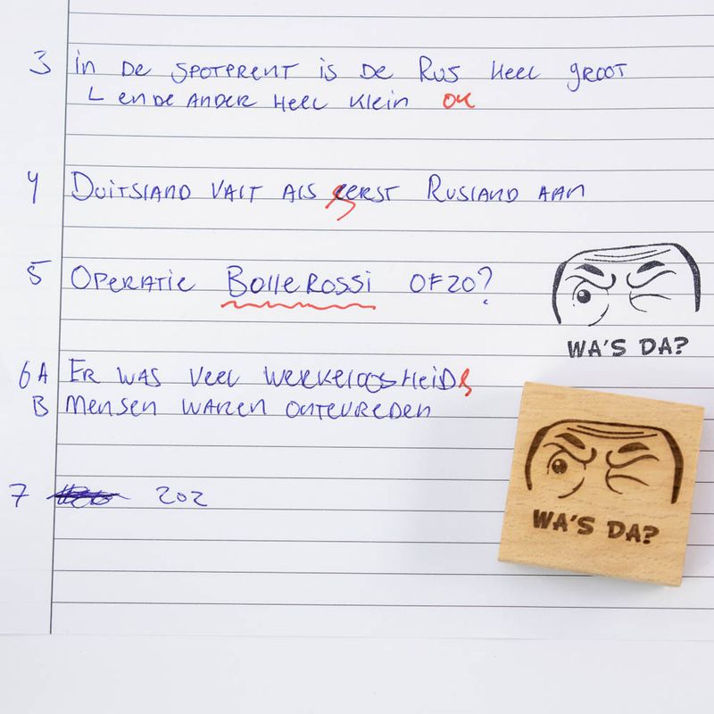 Wa's da? stempel