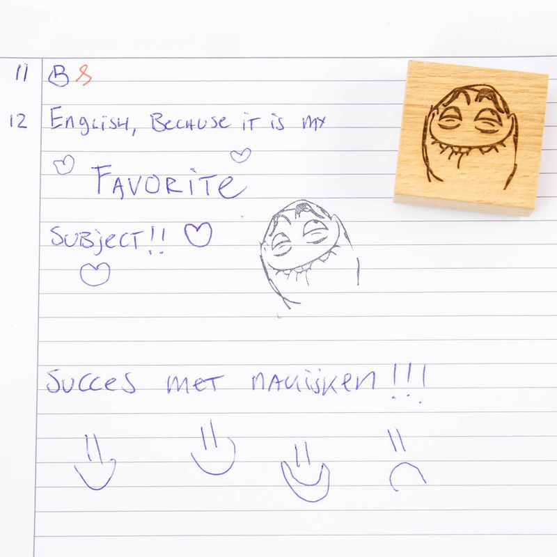 Happy stempel