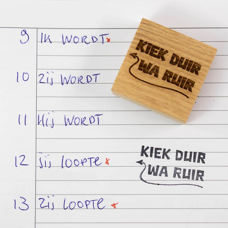 Kiek duir wa ruir stempel