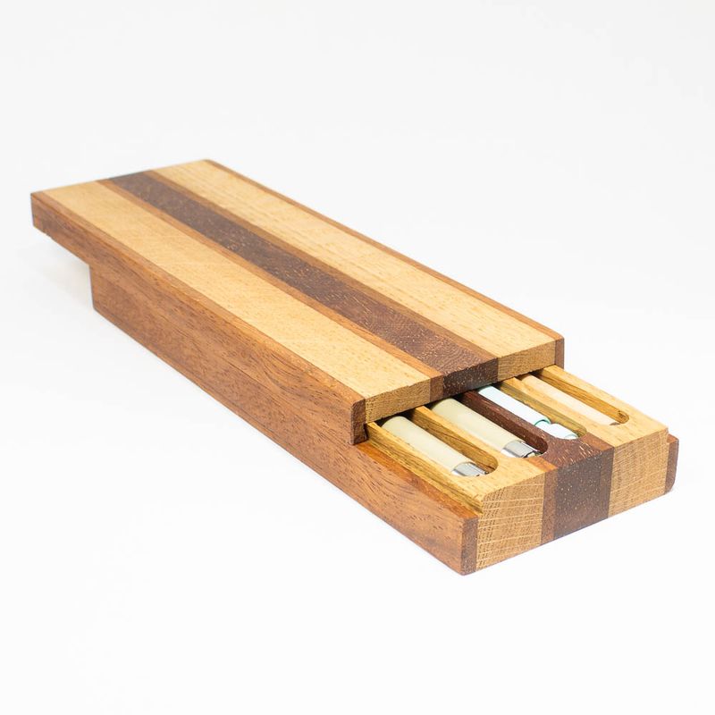 Houten etui