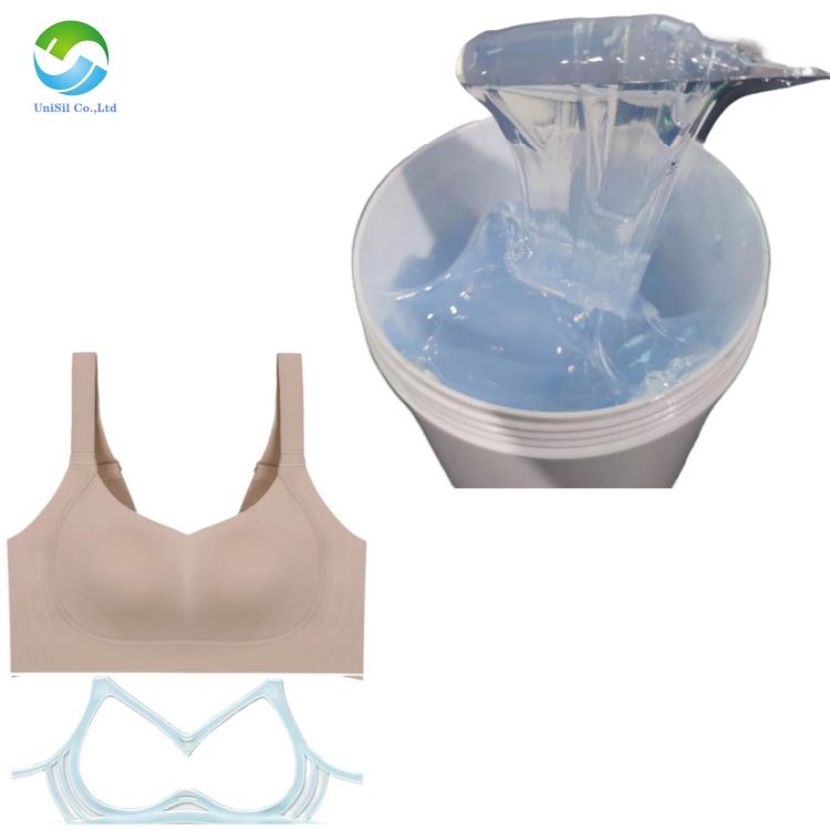 Bonding silicone for seamless bra