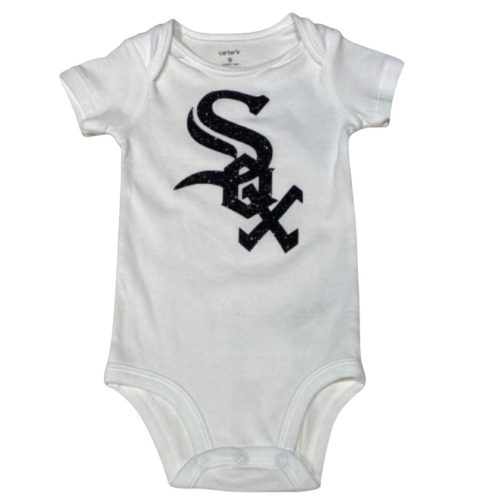 Sox Onesie Glitter Short Sleeve