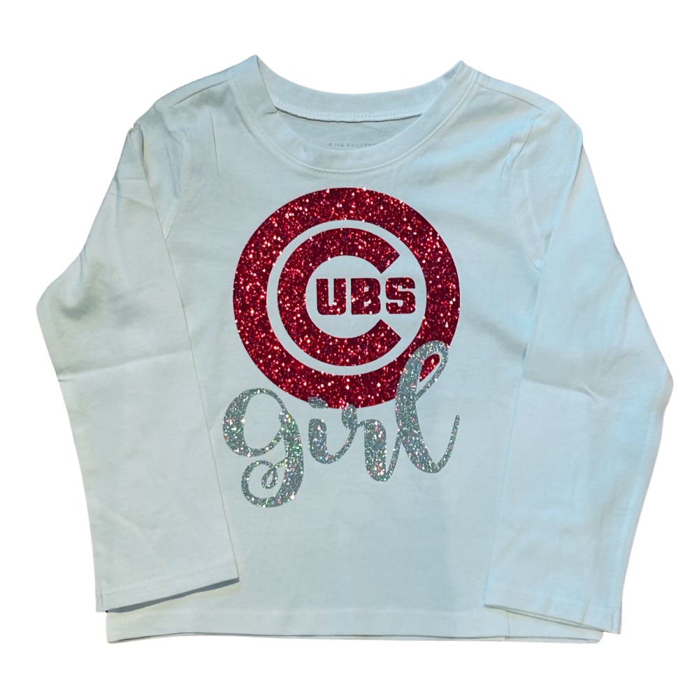 Cubs Girl Pink Long Sleeve Shirt