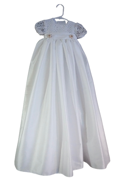 Eyrelynn Christening Gown, Color: White, Size: 0-3m