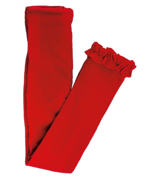 Red Footless Tights 