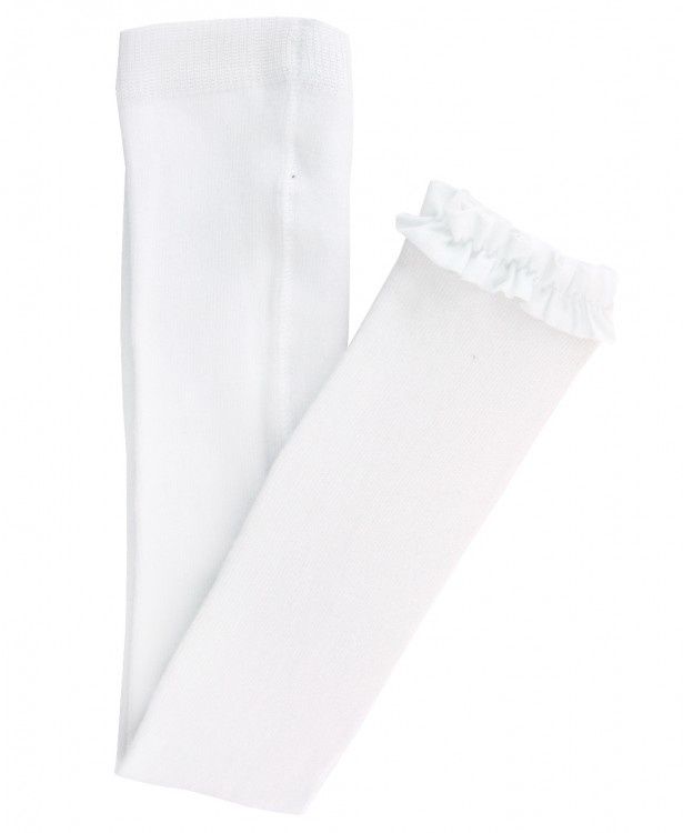 White Footless Tights 