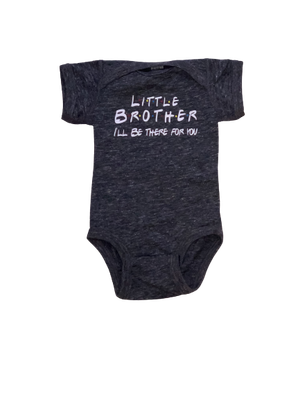 Little Brother Friends Short Sleeve Onesie