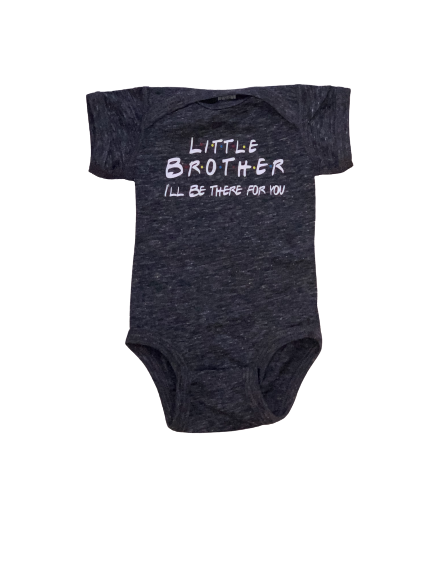 Little Brother Friends Short Sleeve Onesie