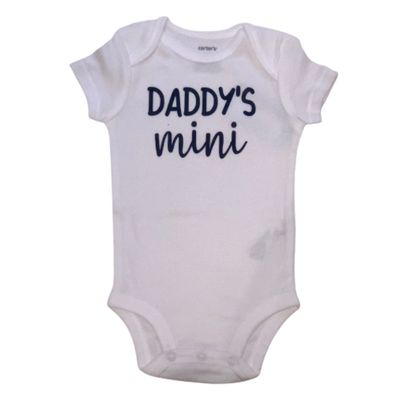Daddy's Mini Short Sleeve Onesie