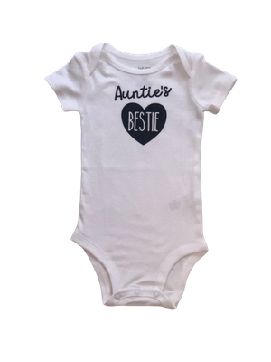 Auntie's Bestie Infant Short Sleeve Onesie 