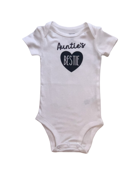 Auntie's Bestie Infant Short Sleeve Onesie 