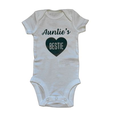 Auntie's Bestie Infant Short Sleeve Onesie