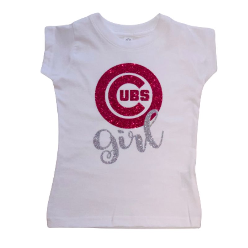 Cubs Girl Pink Short Sleeve Shirt 