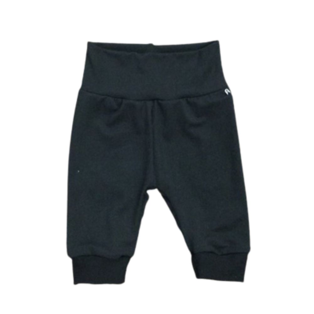 Solid Black Baby Joggers