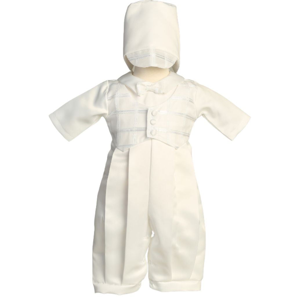 Andrew Boys Christening Romper 