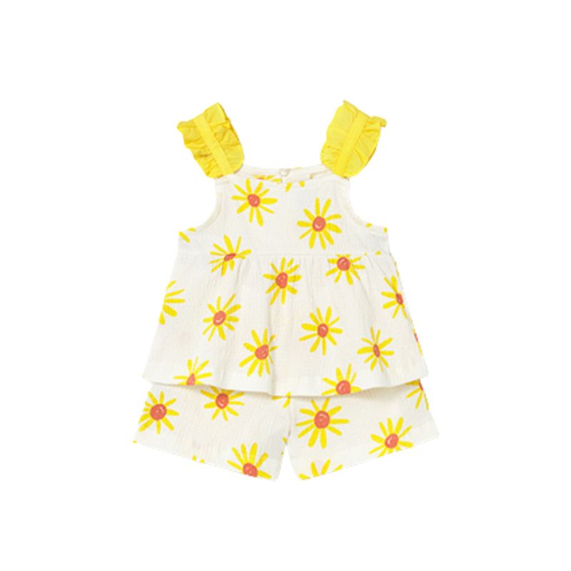 Sunflower Shorts Set