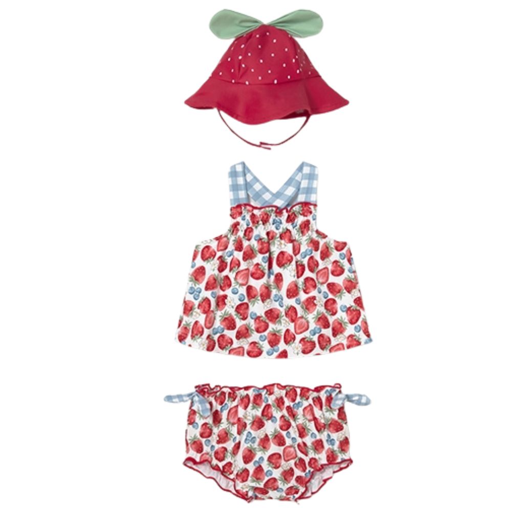 Red Strawberry Swimsuit