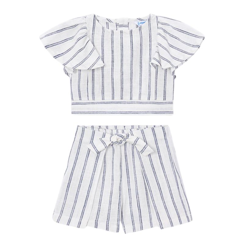 Striped Skirt Set