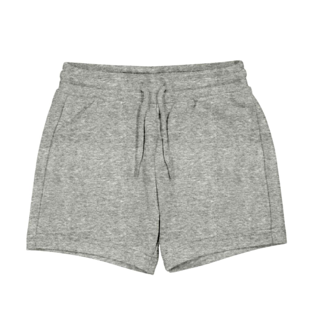 Heather Gray Basic Fleece Shorts