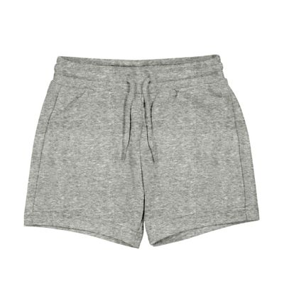 Heather Gray Basic Fleece Shorts