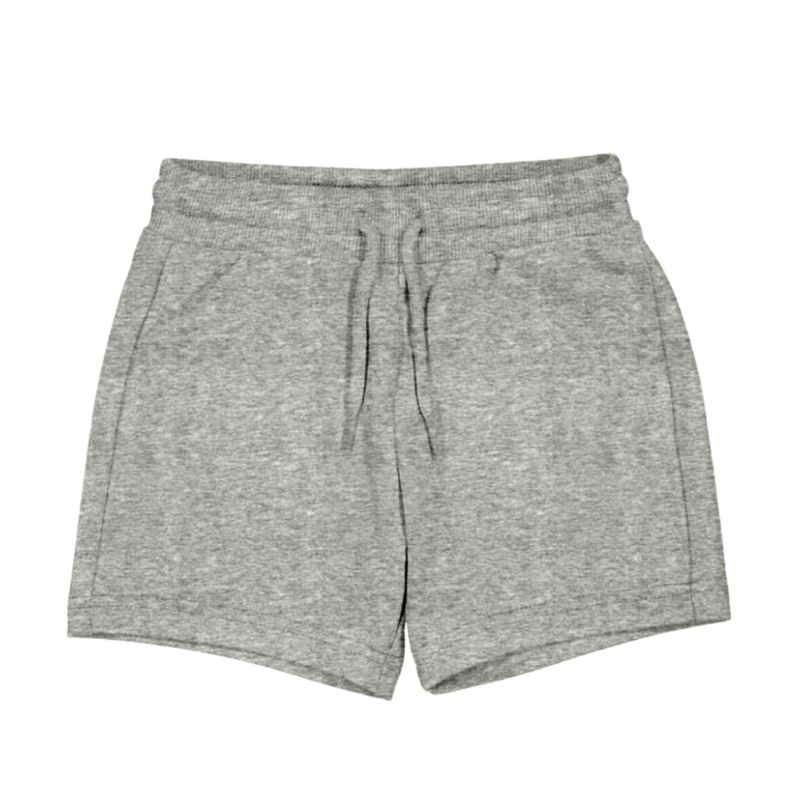 Heather Gray Basic Fleece Shorts