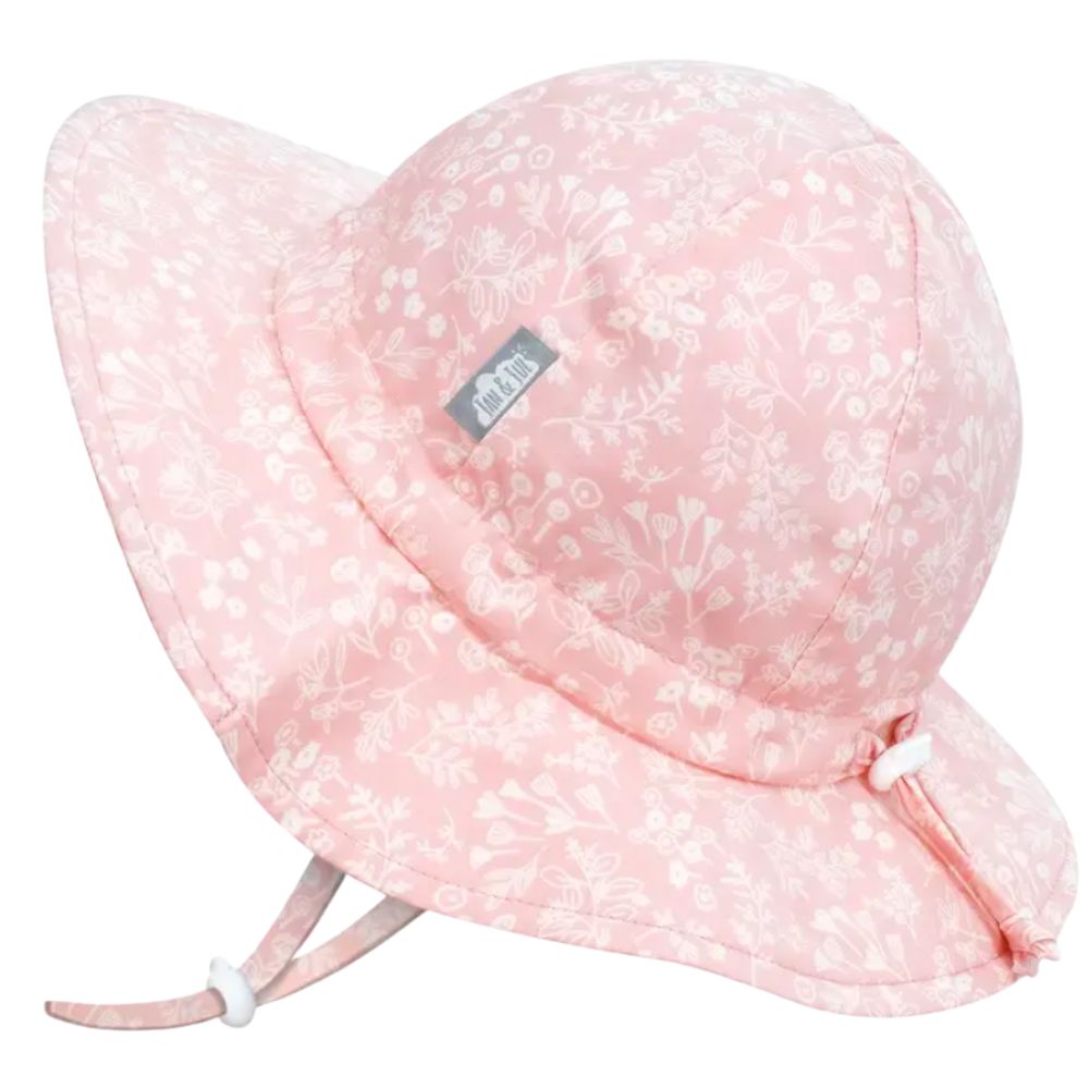 Pink Prairie Cotton Floppy Sun Hat