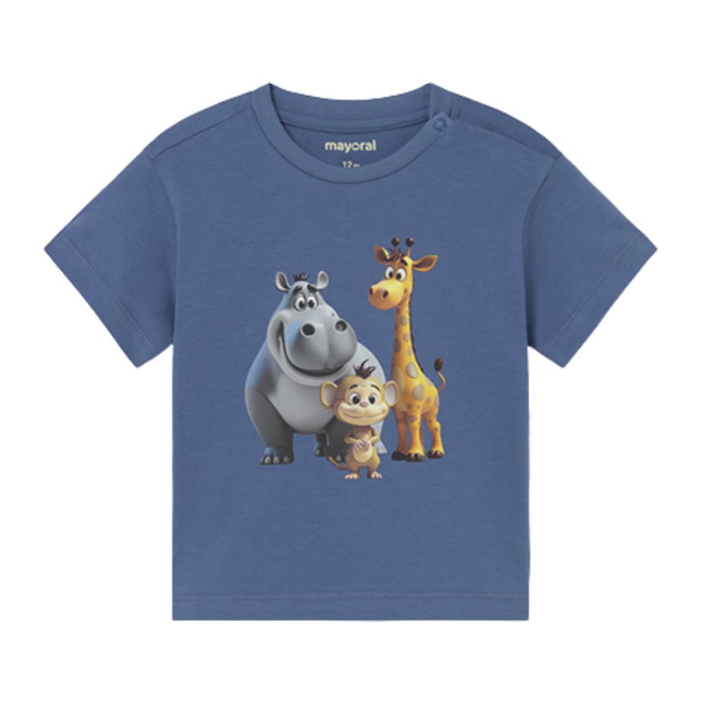 Blue Animal T-shirt