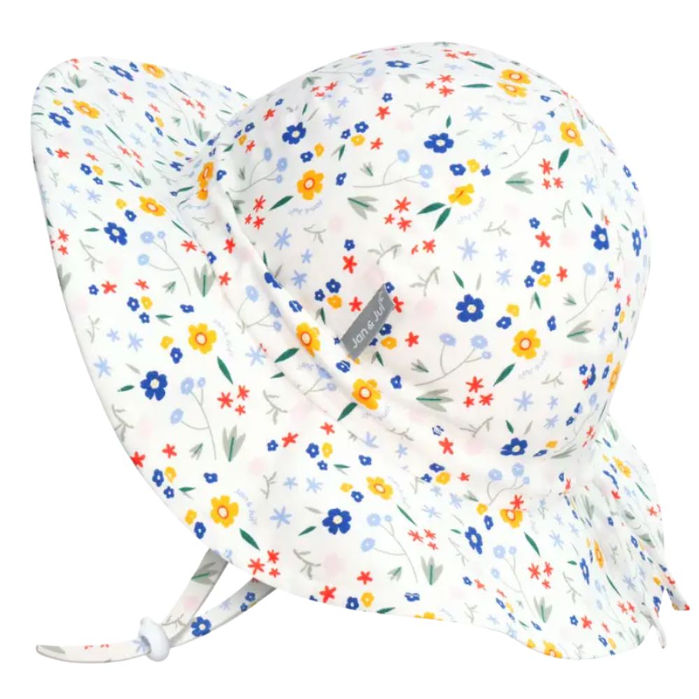 Meadow Flowers  Cotton Floppy Sun Hat