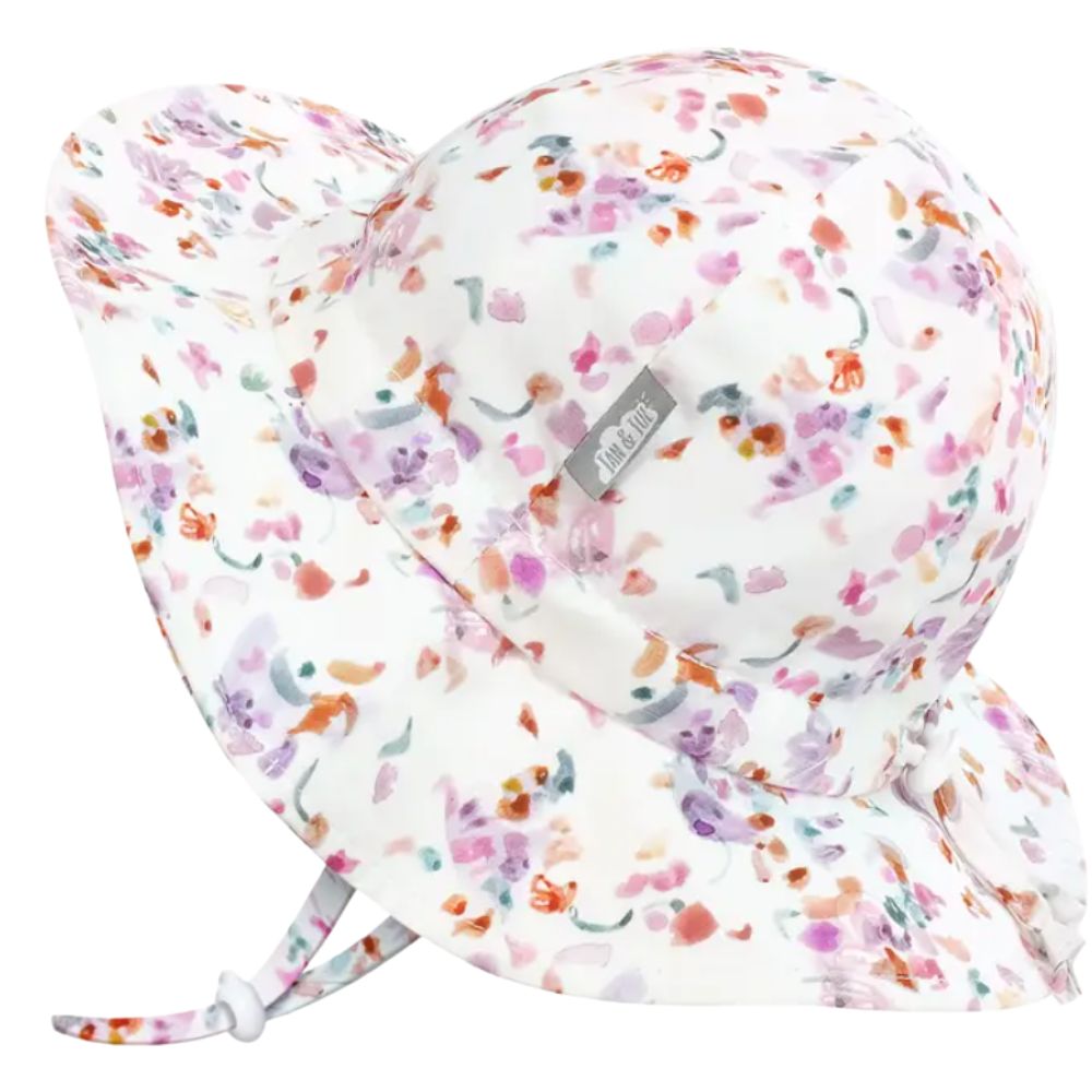 Pretty Petals  Cotton Floppy Sun Hat