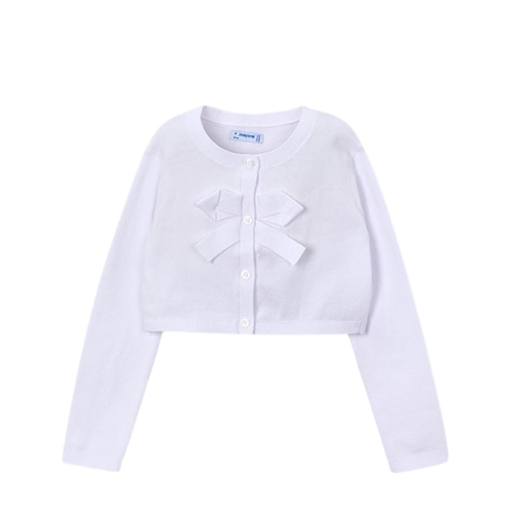 White Knit Cardigan