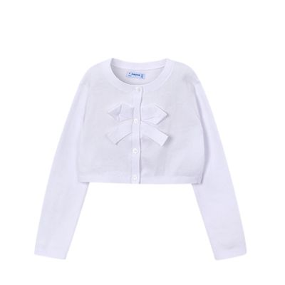 White Knit Cardigan