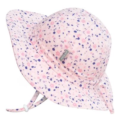 Pink Blossoms Cotton Floppy Hat