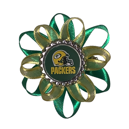 Green Bay Packers Ribbon Bow