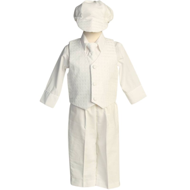 Randall Boys Christening Romper