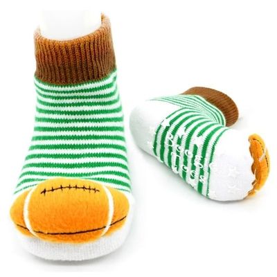 Football Rattle Socks 0-12m